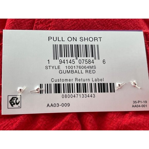 Style & Co. Womens Size XXL Pull-On Mid Rise Shorts Red - Picture 7 of 9
